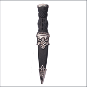 Morar Pewter Plain Ball Top Dress Sgian Dubh